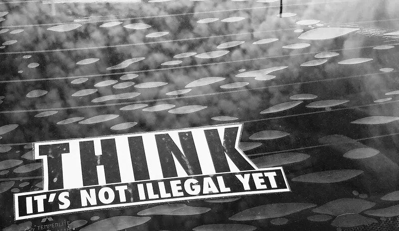 Think, it's not illegal yet cc-by-nc-nd Gilbert Mercier